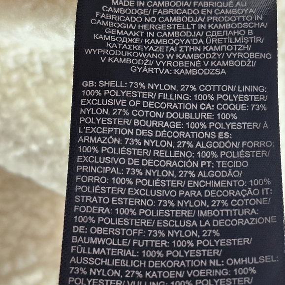 The North Face Cuchillo Parka Navy Aviator Jacket Size Small NWT - Picture 9 of 9